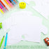 Glenmal 100 Pcs Large White Blank Puzzle Pieces Oversize White Blank Papers Puzzle Pieces Giant Puzzle Piece for Adult to Draw and Write and Makes...