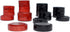 WE Games Checkers Pieces Only, Wooden Checker Board Game Pieces, 24 Red and Black Stackable Player Pieces with a Drawstring Storage Bag, 1.5 Inch ...
