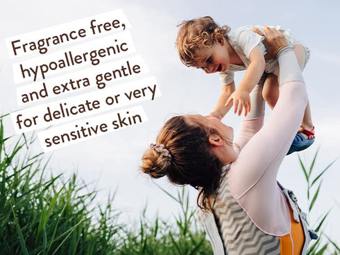 Babo Botanicals Sensitive Baby Fragrance-Free Miracle Cream - Face & Body Moisturizer - For Sensitive Skin - Calendula, Shea Butter, Coconut Oil -...