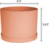 Bloem Mathers Planter w/Saucer Tray 8" Muted Terra Cotta...
