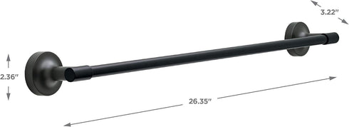 Franklin Brass VOI24-MB Voisin 24' -towel Bar, 24 inch, Matte Black...