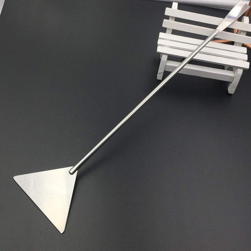 2Pcs Stainless Steel Aquarium Spatula Long Sand Spatula Scrapers Shovel Fish Tank Aquatic Plant Tools for Aquarium Accessories, 12.59 Inches (Silv...