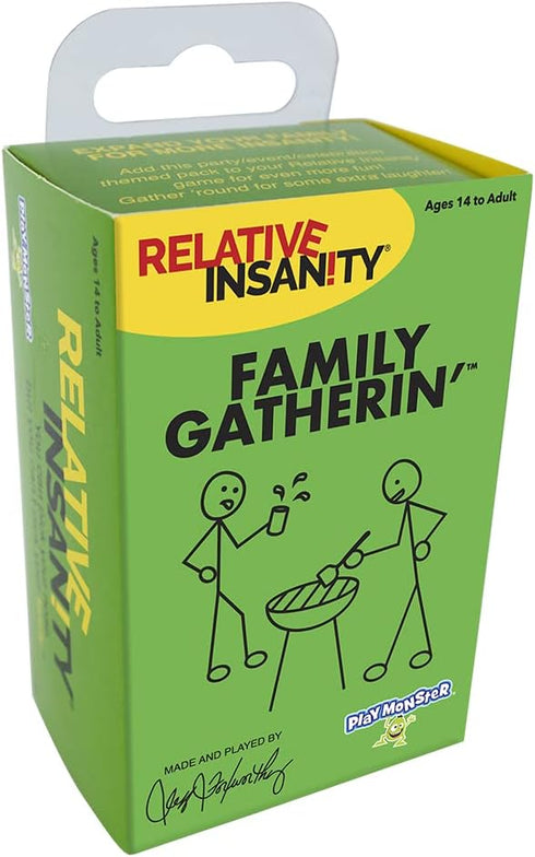 Relative Insanity — Family Gatherin' — Laugh-Out-Loud Party Game All About Family — Ages 14+...