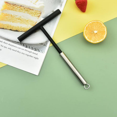 Hemoton 2pcs Crepe Spreader Nylon Pancake Batter Spreader Stainless Steel Dough Spreader Crepe Pan Maker Pancake Cooking Utensils for Home Restaur...