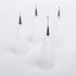 4 Ultra-fine Tip Applicator Bottles 20ml Clear, for storing & applying craft supplies & mediums like glitter, glue, paint, stains, inks - Creative...