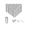 1/2” Dia x 2” L Standoffs Screws for Acrylic, Silver Sign Standoff Wall Mounts Hardware 16 Pack, Stainless Steel Stand Off Holder for Glass Board ...