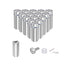 1/2” Dia x 2” L Standoffs Screws for Acrylic, Silver Sign Standoff Wall Mounts Hardware 16 Pack, Stainless Steel Stand Off Holder for Glass Board ...