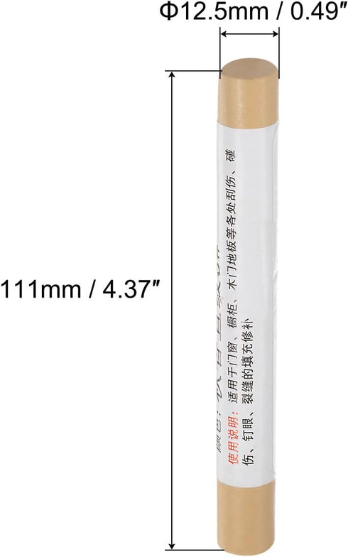 uxcell Wood Wax Filler Stick, Furniture Crayons Wooden Repair Wax Filler Stick Touch Up Wax Paint Pens for Scratches Holes Floor Laminate Tables D...