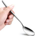 Korean Spoon,6 Pieces Soup Spoons Stainless Steel,Korean Spoons with Long Handles,8 Inch Rice Spoon Dinner Spoon Table Spoon Flatware Set for Home...