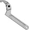 1-1/4 "-3" Coilover Spanner Wrench, Flat Head Adjustable Wrench Hook Type C Multifunctional Open-end Spanner Repair Shock Absorber Round nut Screw...