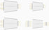Litcessory V3 to V4 Lightstrip Adapter for Philips Hue Lightstrip Plus (4 Pack, White)...