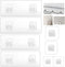 8 PCS Shower Caddy Adhesive Sticker Hook Replacement Hooks Mount for Shower Basket Bathroom Shelf Soap Dish Holder for Kitchen Strip Storage Shelv...