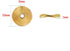 KISSITTY About 420pcs/bag Tibetan 4 Colors Wavy Disc Beads 10x1mm Flat Round Twist Spacers...
