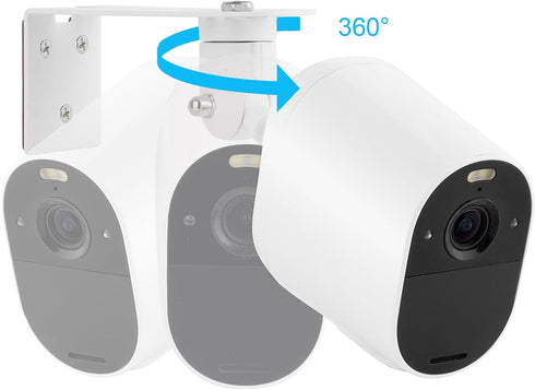 2Pack Adjustable Security Camera Mount for Arlo Essential/XL 2nd Generation/Arlo Pro 4/Pro 3/Pro2/Pro/Pro 5S/Ultra2/Ultra,Mounting Bracket Outside...