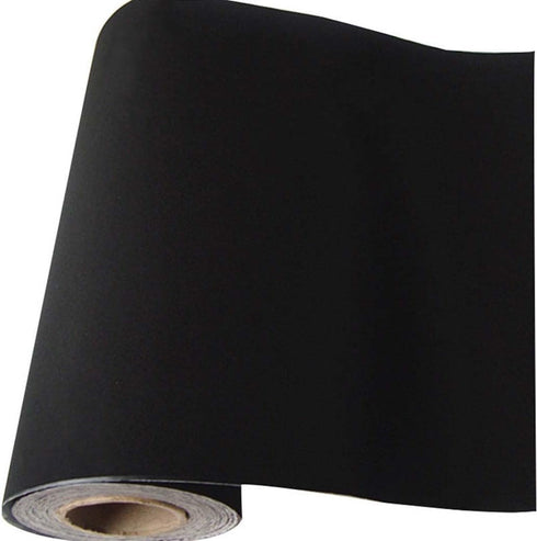 Self Adhesive Velvet Flock Backing Paper Liner for Jewelry Drawer Craft Fabric Peel and Stick Black, Soft Velvet Liner for Drawer DIY 17.7" x 117"...