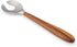 nambe Curvo Serving Fork | 13 Inch Serving Fork for Buffets, Salads, and Dinner Parties | Made of Stainless Steel and Acacia Wood | Designed by St...