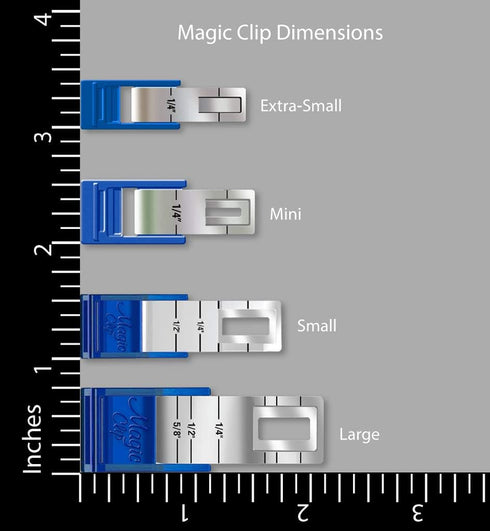 Taylor Seville Extra Small Magic Clip Sewing and Quilting Clips - Package of 12 Clips - Quilting Supplies and Notions - Sewing Accessories and Sup...