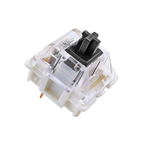 Granvela Gateron 32 Pack KS-9 Black Switches for Mechanical Keyboards,3-pin White-Shell Supporting SMD RGB Light...