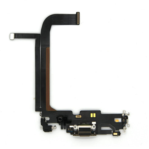 USB Dock Charging Port Flex Cable PCB Board Module Replacement Compatible with Apple iPhone 13 Pro Max (Black)...