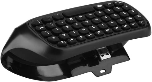 FOSA Keyboard, Chatpad Message Mini Game Keyboard 2.4G Receiver Keypad Chat Keyboard with Audio/Headset Jack for Game Controller Gamepad...