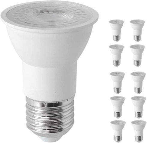PAR16 LED Bulbs, 10 Pack Dimmable, 5.5W, 500LM, 5000K Daylight LED Flood Lights (50W Halogen Equivalent), LED Spotlight Bulbs, Recessed Lighting, ...