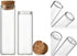 12Pcs 15ML 0.5OZ Mini Glass Bottles Small Tubes Jars Test Tube with Cork Stopper Wish Bottles Message Bottles Tiny Glass Vials Jars for DIY Craft ...