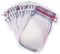 50Pcs Mason Jar Pattern Food Storage Bag Reusable Portable Stand Up Smell Proof Ziplock Bags Snack Saver Container Retail Package Bag Frosted Pouc...