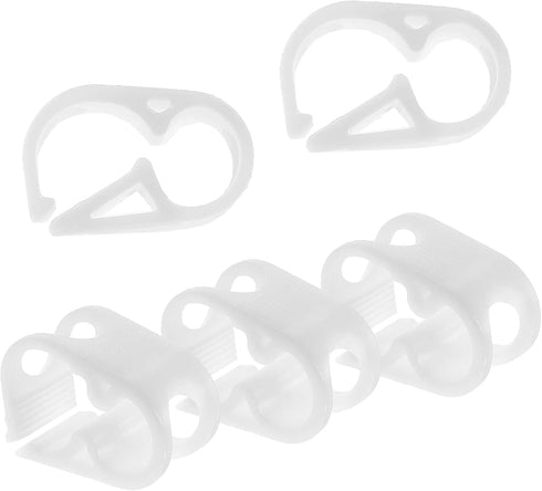 5PCS Plastic Tubing Clamps Adjustable Tube Clamp, 3/16"-5/16" Tube OD Shut Off Hose Clamp Water Flow Control Tube Clip Pipe for Control Wine Beer ...