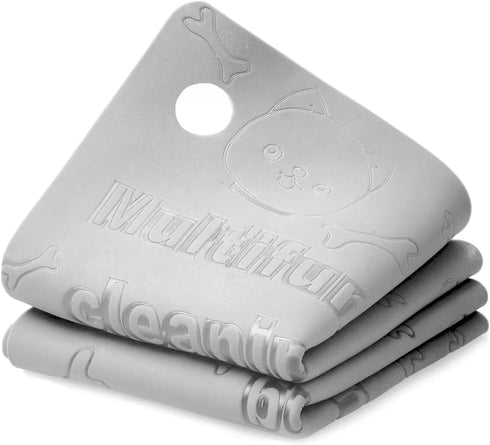 2 Pack Glass Cleaning Cloth,Reusable Sponge Dusting Cloths,Magic Cleaner Towels Lint-free Rags -Absorbent Wet Sponge Cleaning Supplies for Grime,K...