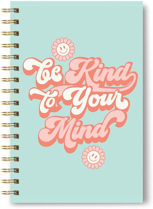 Studio Oh! Medium Spiral Notebook 5.75" x 8.75", Cute Cover Daily Planner, Hardcover Journal Notepad, 160 Page Lined Paper, 100 GSM Paper Weight, ...