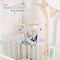 Montessori Baby Mobile for Crib | Ocean Animals Crib Mobile | Woodland Nursery Decor Soothe Toys for Ceiling Hanging | Felt Ball Sea Blue Whale, W...