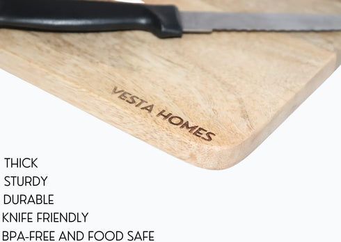 Wooden Cutting/Chopping/Serving Board, Platter for Vegetables, Cheese and Charcuterie | Mango Wood | 11 * 8 Inches | Handcrafted in India...