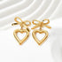 12 Pairs Crystal Rhinestone Pearl Kate Spade bow stud earrings for women Statement Ribbon Fringe Waterfall Dangling Long Chain Bow Dangle Drop Tas...