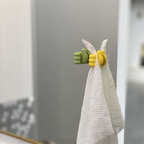 Cable Clips Organizer, Self-Adhesive Silicone Thumb Wall Hook Hangers Cable Clip Key Earphone Toothbrush Cable Organizer Holder Desktop Cord Wire ...