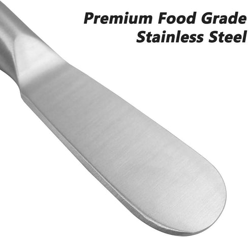 6 Pieces Cheese Spreader Set, Stainless Steel Multipurpose Cheese and Butter Spreader Knives...