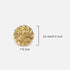 12-Piece Metal Button Sweater Coat Suit Socialite Vintage Style Button 23mm / 0.9in Gold (12Pcs 23mm/0.9inch)...