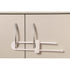 Dreambaby Sliding Cabinet Locks - Child Proof Cabinet Latches - For Kitchen, Bathroom Storage Doors Handles & Knobs - Suitable for Round & D-Shape...