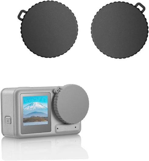 2 Pack Silicone Lens Cap Fit for Action 3 / Action 4 Sports Camera Accessories Protective Lens Dust Cover...