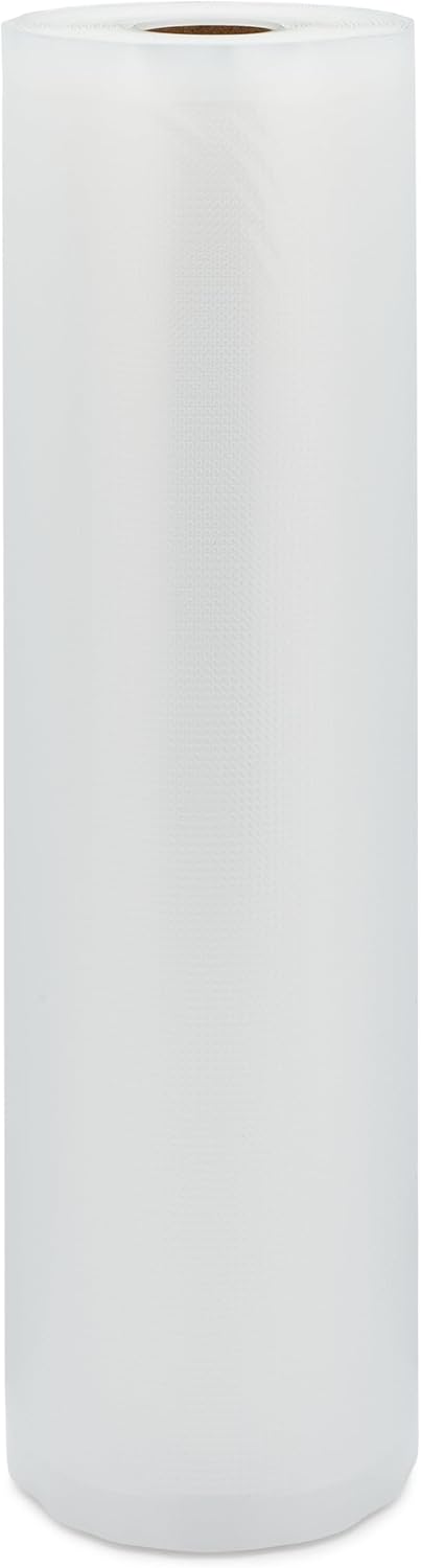 Vac Fresh Food Vacuum Sealer Rolls (11" x 50', 1 Roll), 3.5mil Embossed Food Storage Bags, Vacuum Seal Bags for Meal Prep, Sous Vide Bags for Cook...