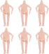 Moveable Jointed Doll 6pcs Body Nude Naked Body Soldier Ken Male Dolls Artist Drawing Manikin Action Figure Toys Joint Doll DIY Doll Accessory...