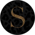 Leopard Cheetah Animal Print Alphabet Monogram with Letter S PopSockets PopGrip: Swappable Grip for Phones & Tablets PopSockets Adhesive PopGrip...