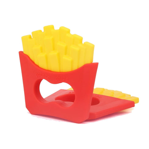 Teething Toys for Babies Soothe Teething Pain and Itching Gums, Food Grade Silicone Teethers for Babies 0-6 Months/6-12 Months, (Fries)...