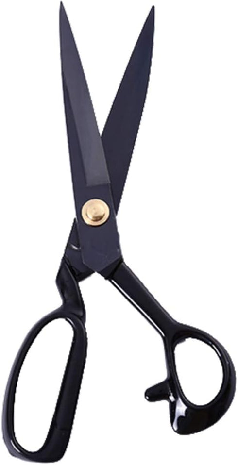 Fabric Scissors Sewing Black - 10 Inch Scissors Heavy Duty Professional Industrial Strength High Carbon Steel Shears Leather Paper Sewing Craft Ho...