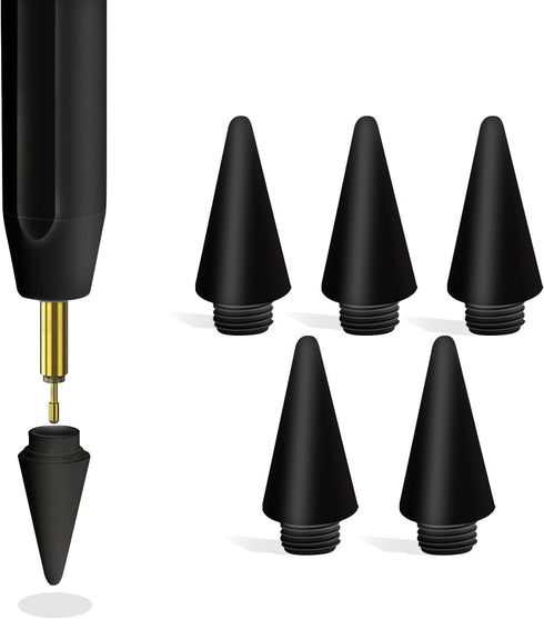 Replacement Pencil Tips for Evach Stylus Pen I706 Black,5PCS Black...
