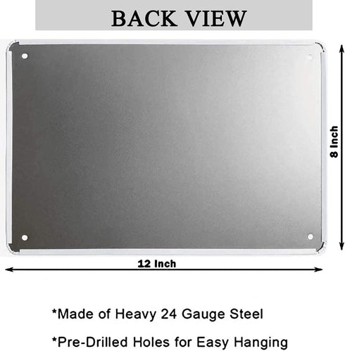Funny Sarcastic Metal Signs Warning My Sense of Humor Might Hurt Your Feelings For Garage Man Cave Bar Home Bedroom Sign Wall Decor Tin Signs 8"x1...