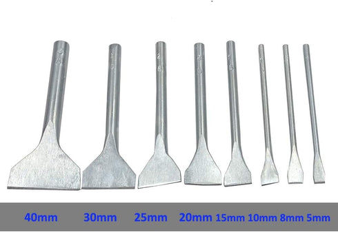DGOL 8 Sizes Leather Craft Slot Punches Cutter Straight Electroplated Leathercraft DIY Flat Cutting Tool Kit...