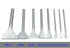 DGOL 8 Sizes Leather Craft Slot Punches Cutter Straight Electroplated Leathercraft DIY Flat Cutting Tool Kit...
