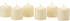 Stonebriar 6 Pack Tall 3 x 3 Inch 18 Hour Long Burning Unscented Ivory Wax Pillar Candles...