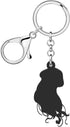 Anime Sea Turtle Keychain Acrylic Octopus Jellyfish Crab Whale Shark Ocean Animal Key Chain Accessories for Women Girl...