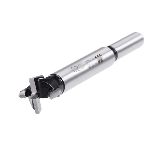 uxcell Forstner Drill Bits 20mm, Tungsten Carbide Wood Hole Saw Auger Opener, Woodworking Hinge Hole Drilling Boring Bit Cutter (Black, Silver Ton...
